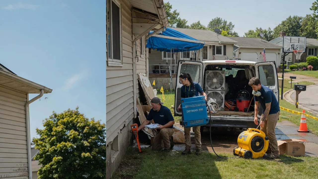 Ceiling Leak Cleanup in Portland, IN near me